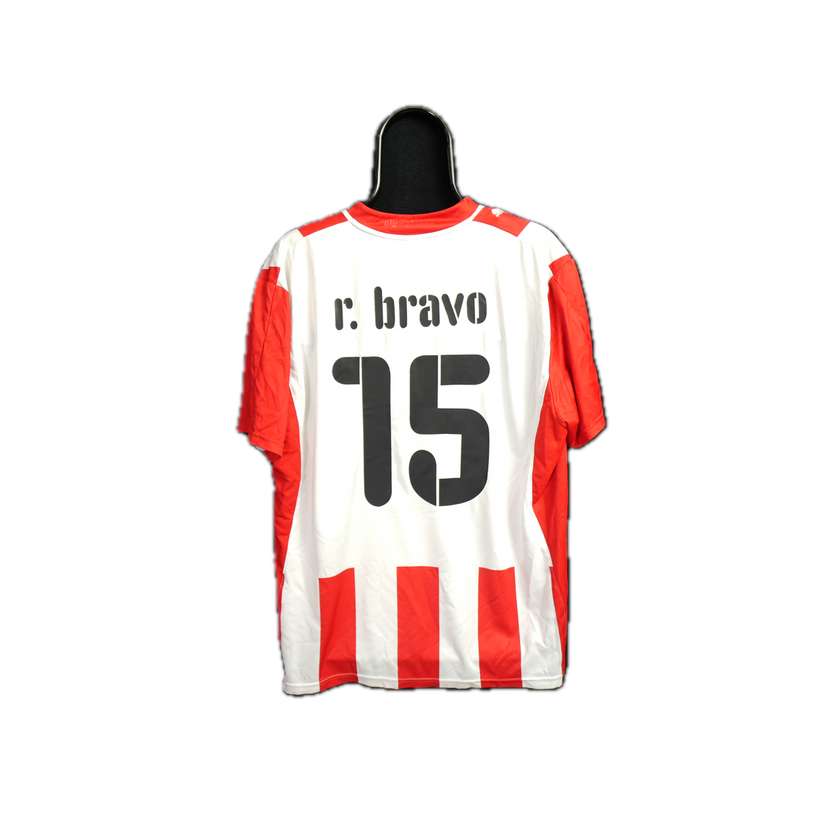 Olympiacos Piraeus 2009-2010 #15 Raul Bravo L Home Football Shirt
