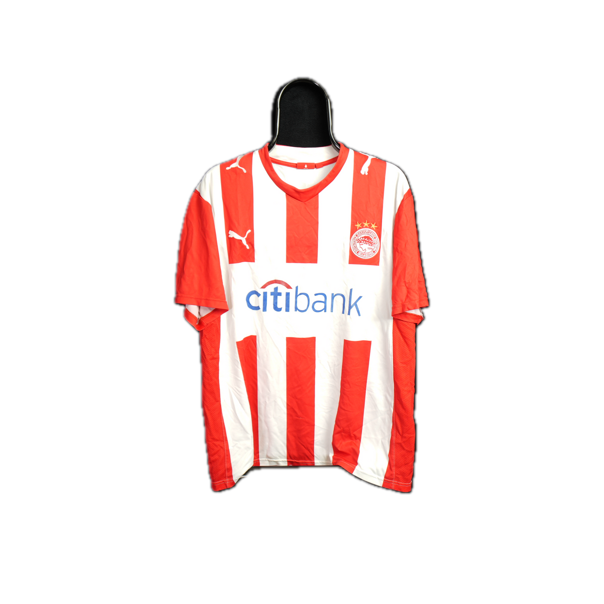 Olympiacos Piraeus 2009-2010 #15 Raul Bravo L Home Football Shirt