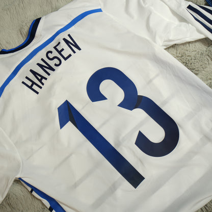 Denmark 2014-2015 #13 Hansen 6 (player issue) Away Football Shirt