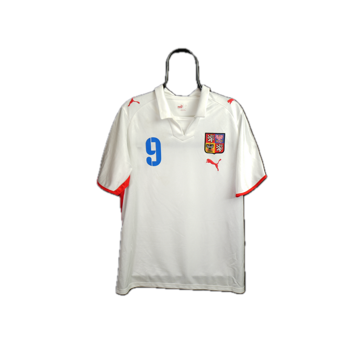Czech Republic 2008-2009 #9 Koller M Away Football Shirt