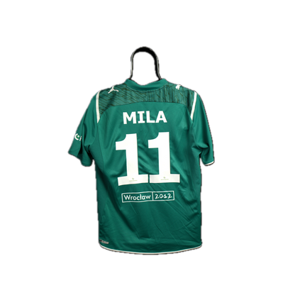 Śląsk Wrocław 2010-2011 #11 Mila L Home Football Shirt
