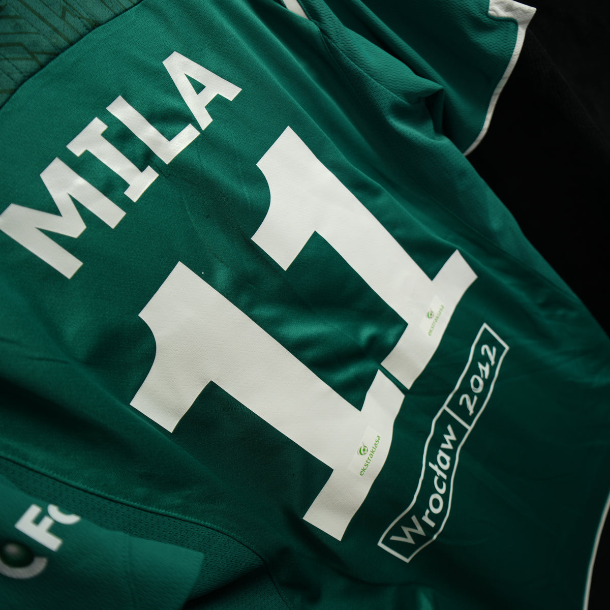 Śląsk Wrocław 2010-2011 #11 Mila L Home Football Shirt
