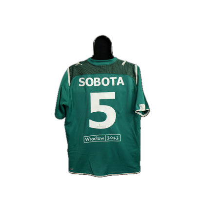 Śląsk Wrocław 2010-2011 #5 Sobota L Home Football Shirt