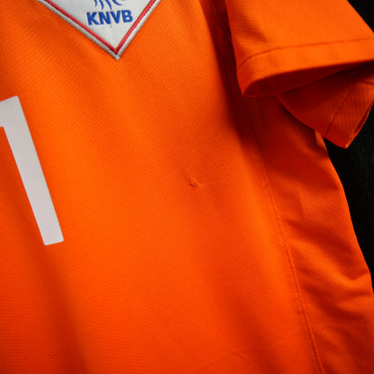 Netherlands 2008-2009 #7 V. Persie M Home Football Shirt