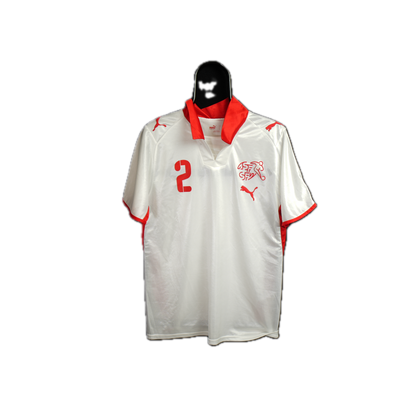 Switzerland 2008-2009 #2 Djourou M Away Football Shirt