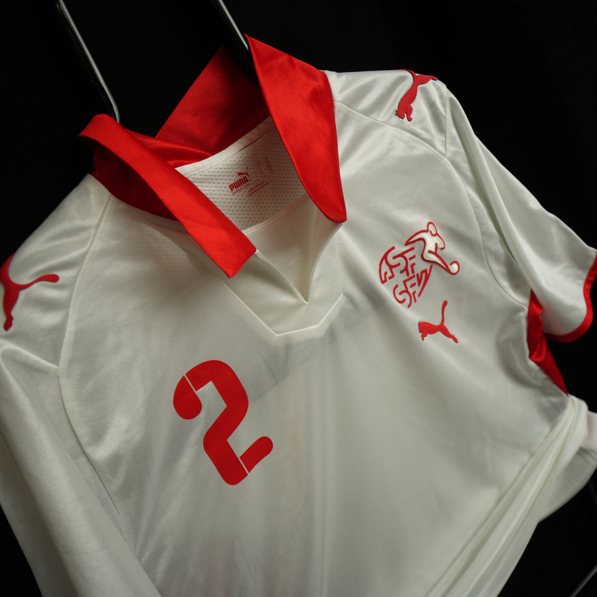 Switzerland 2008-2009 #2 Djourou M Away Football Shirt