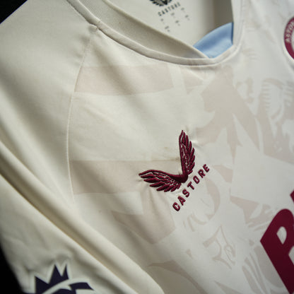 Aston Villa 2003-2004 #2 Cash L Away Football Shirt