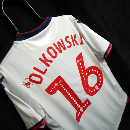 Bolton Wanderers 2018-2019 #16 Olkowski L Home Football Shirt