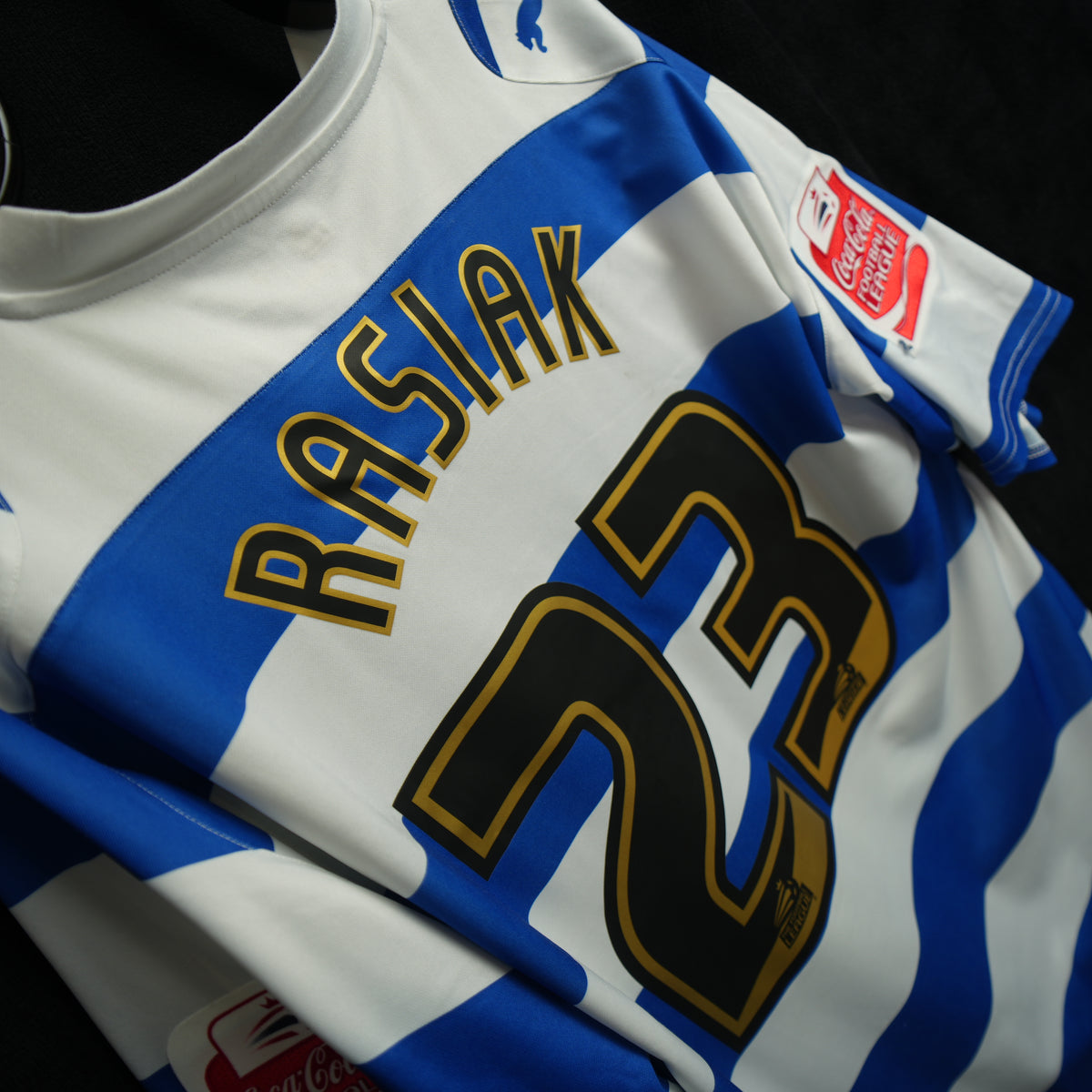 Reading 2009-2010 #23 Rasiak XXL Home Football Shirt