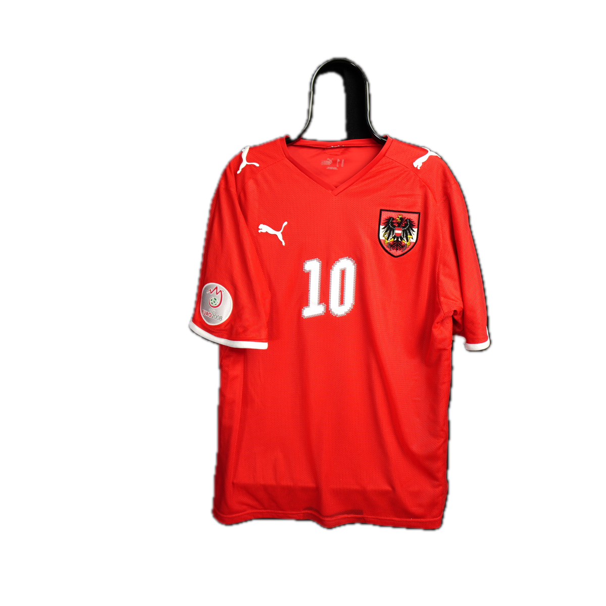 Austria 2008-2010 #10 Ivanschitz XL Home Football Shirt