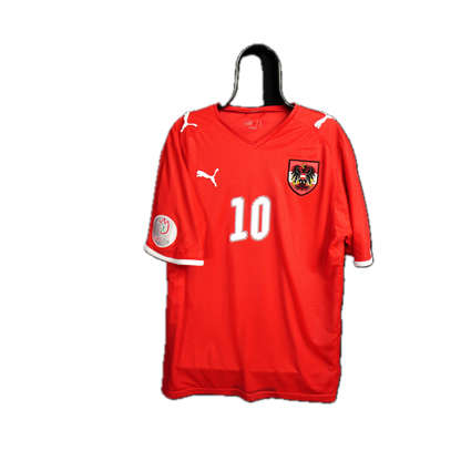 Austria 2008-2010 #10 Ivanschitz XL Home Football Shirt