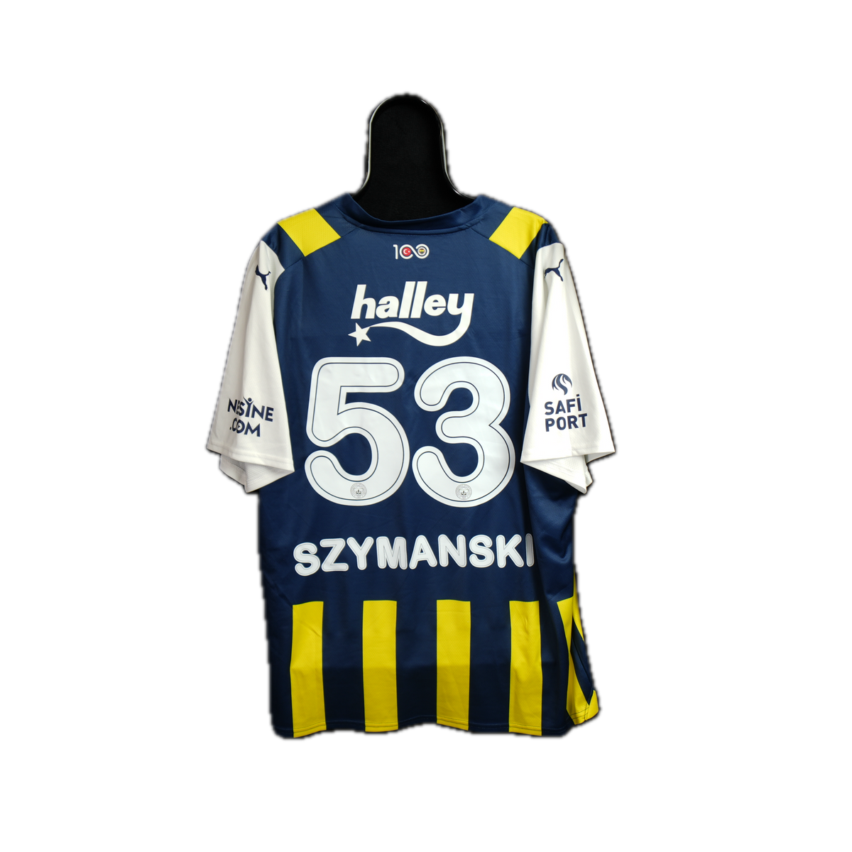 Fenerbahce 2023-2024 #53 Szymański XXL Home Football Shirt
