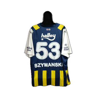 Fenerbahce 2023-2024 #53 Szymański XXL Home Football Shirt