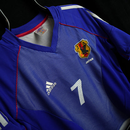 Japan 2002-2003 #7 Nakata M Home Football Shirt
