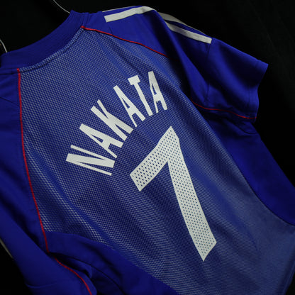 Japan 2002-2003 #7 Nakata M Home Football Shirt