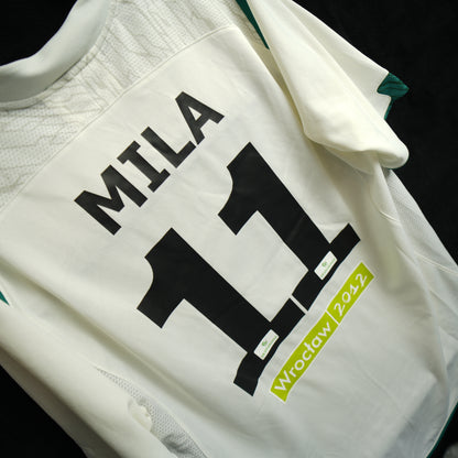Śląsk Wrocław 2010-2011 #11 Mila L Away Football Shirt