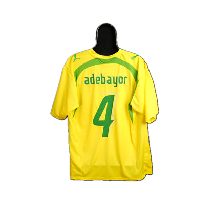 Togo 2006-2007 #4 Adebayor XL Home Football Shirt