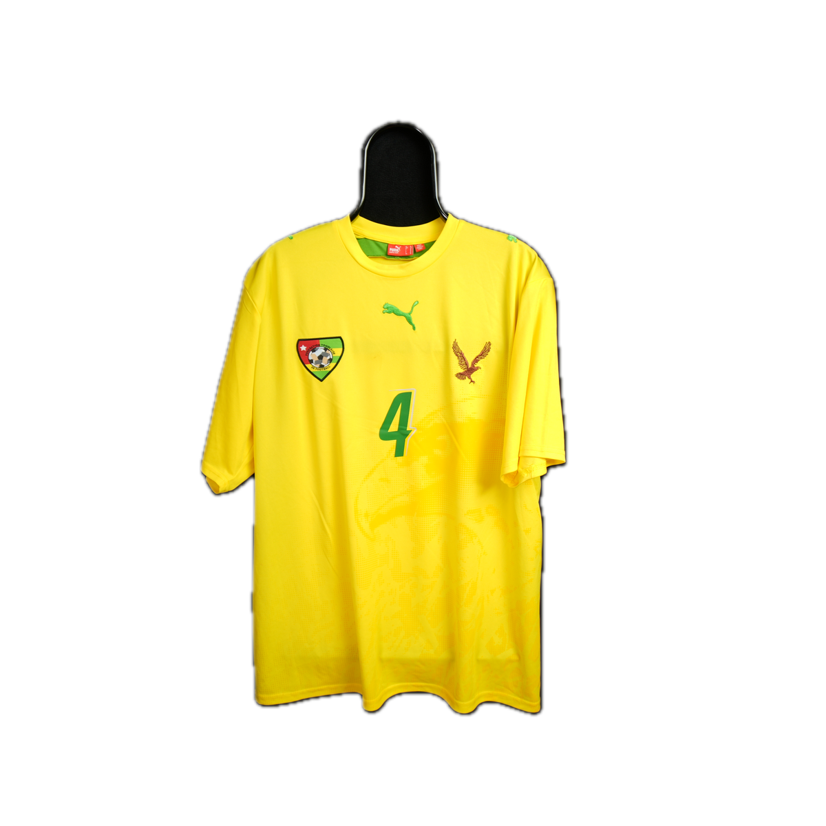 Togo 2006-2007 #4 Adebayor XL Home Football Shirt
