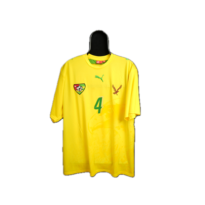 Togo 2006-2007 #4 Adebayor XL Home Football Shirt