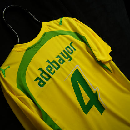 Togo 2006-2007 #4 Adebayor XL Home Football Shirt