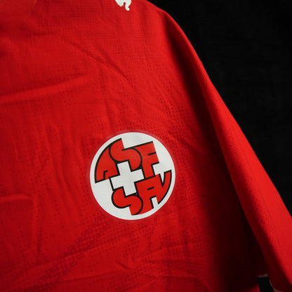 Switzerland 2006-2008 #2 Djourou XL Home Football Shirt