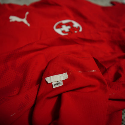 Switzerland 2006-2008 #2 Djourou XL Home Football Shirt