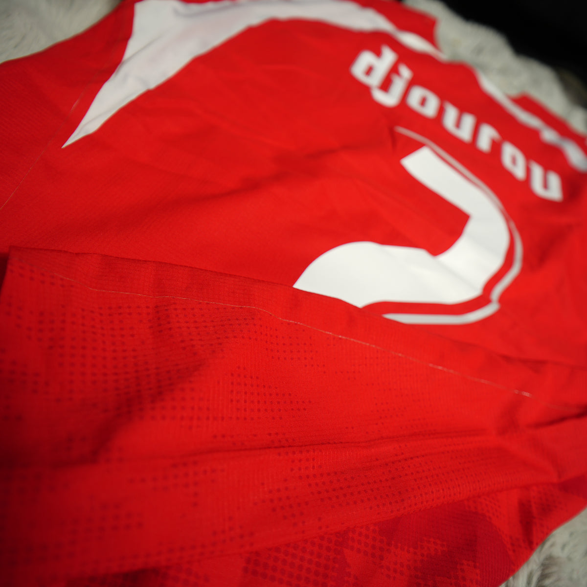 Switzerland 2006-2008 #2 Djourou XL Home Football Shirt