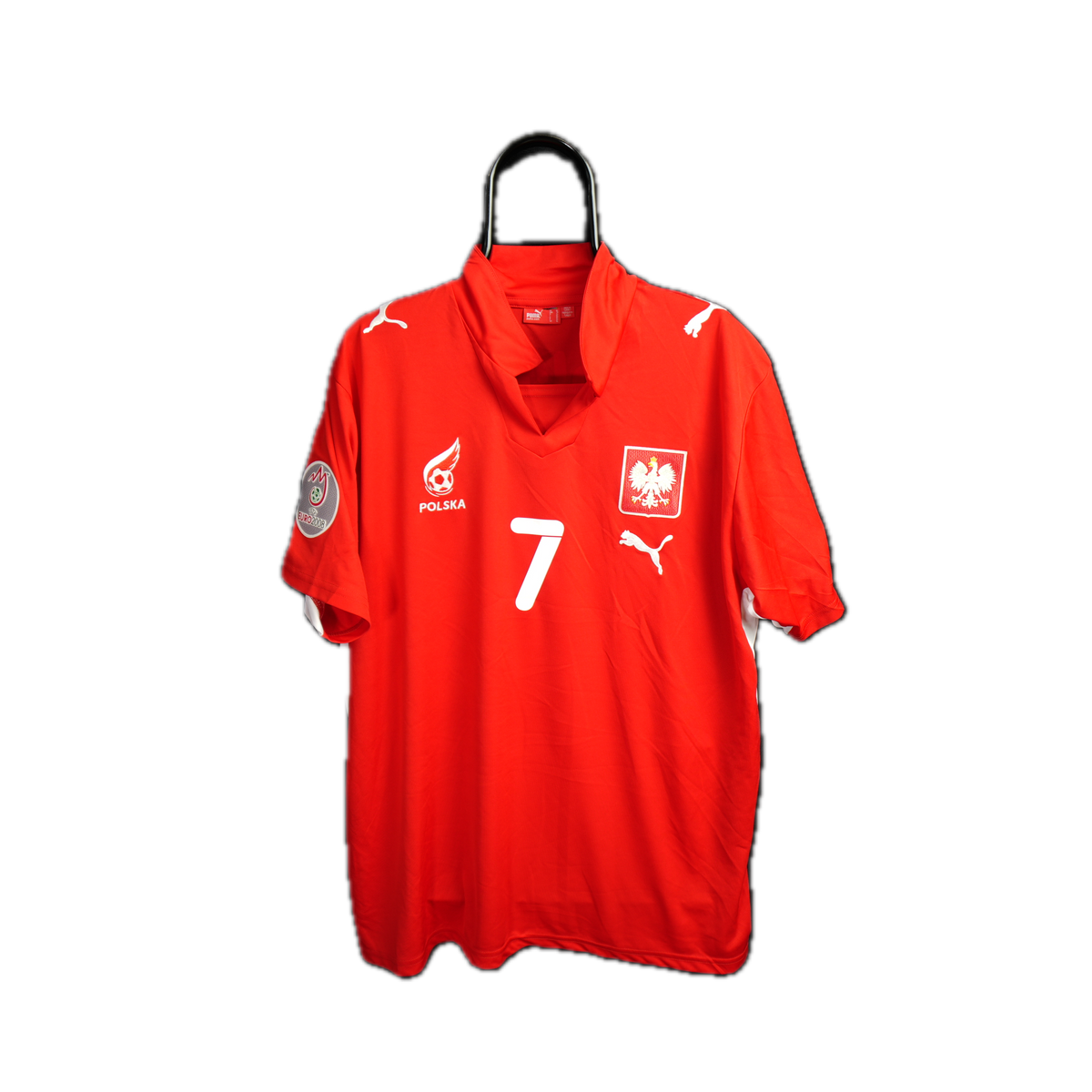 Poland 2007-2009 #7 Smolarek XL Home Football Shirt