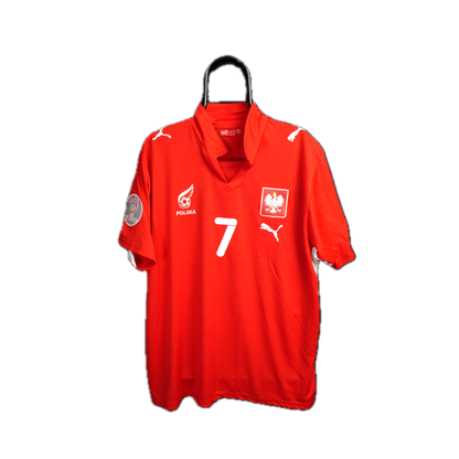Poland 2007-2009 #7 Smolarek XL Home Football Shirt