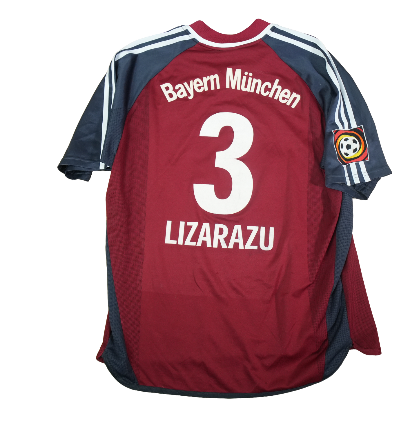 Bayern Munich 2001-2002 #3 Lizarazu XL Away Football Shirt