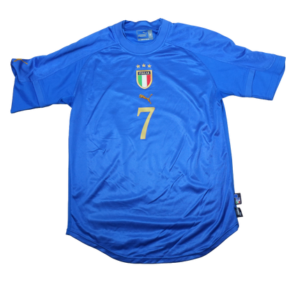 Italy 2004-2005 #7 Del Piero M Home Football Shirt