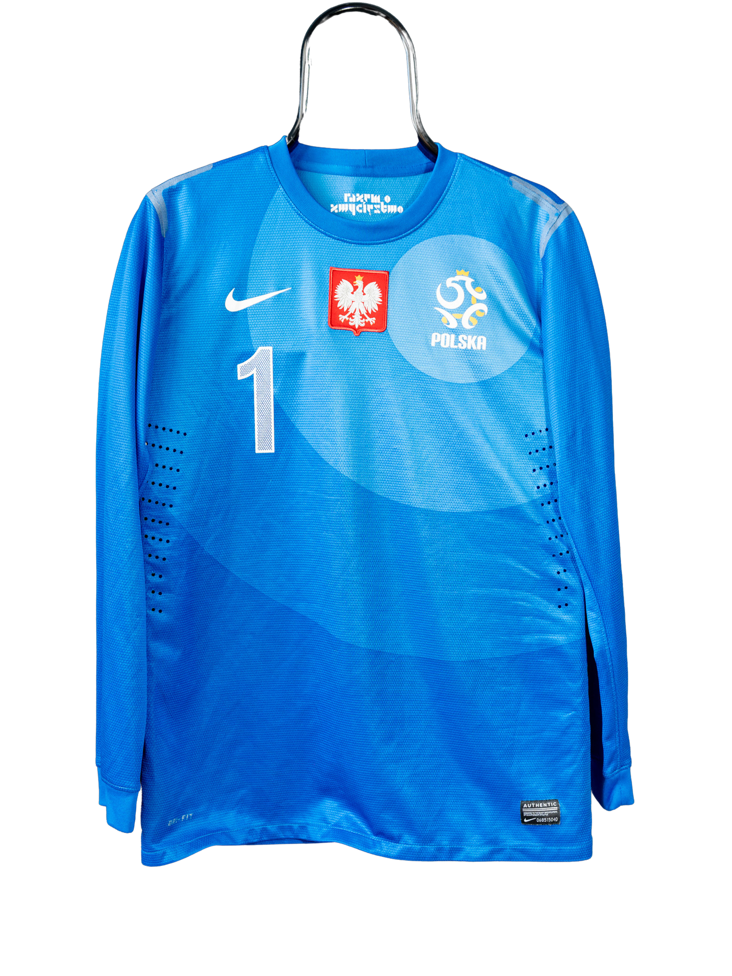 2012 Poland national team - Goalkeeper- Player Issued-Longsleeve - #1 - M