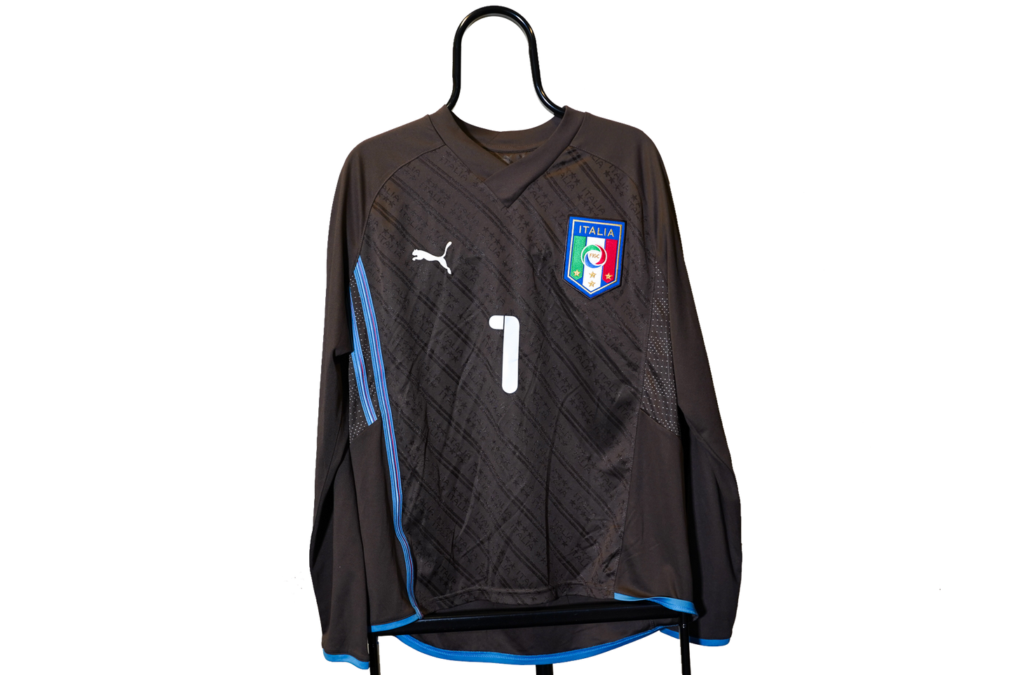 2009 2010 Italy #1 Buffon Goalkeeper Bronze Long Sleeve Puma