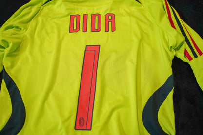 2007-2008 AC Milan Goalkeeper #1 Dida shirt adidas M 694865