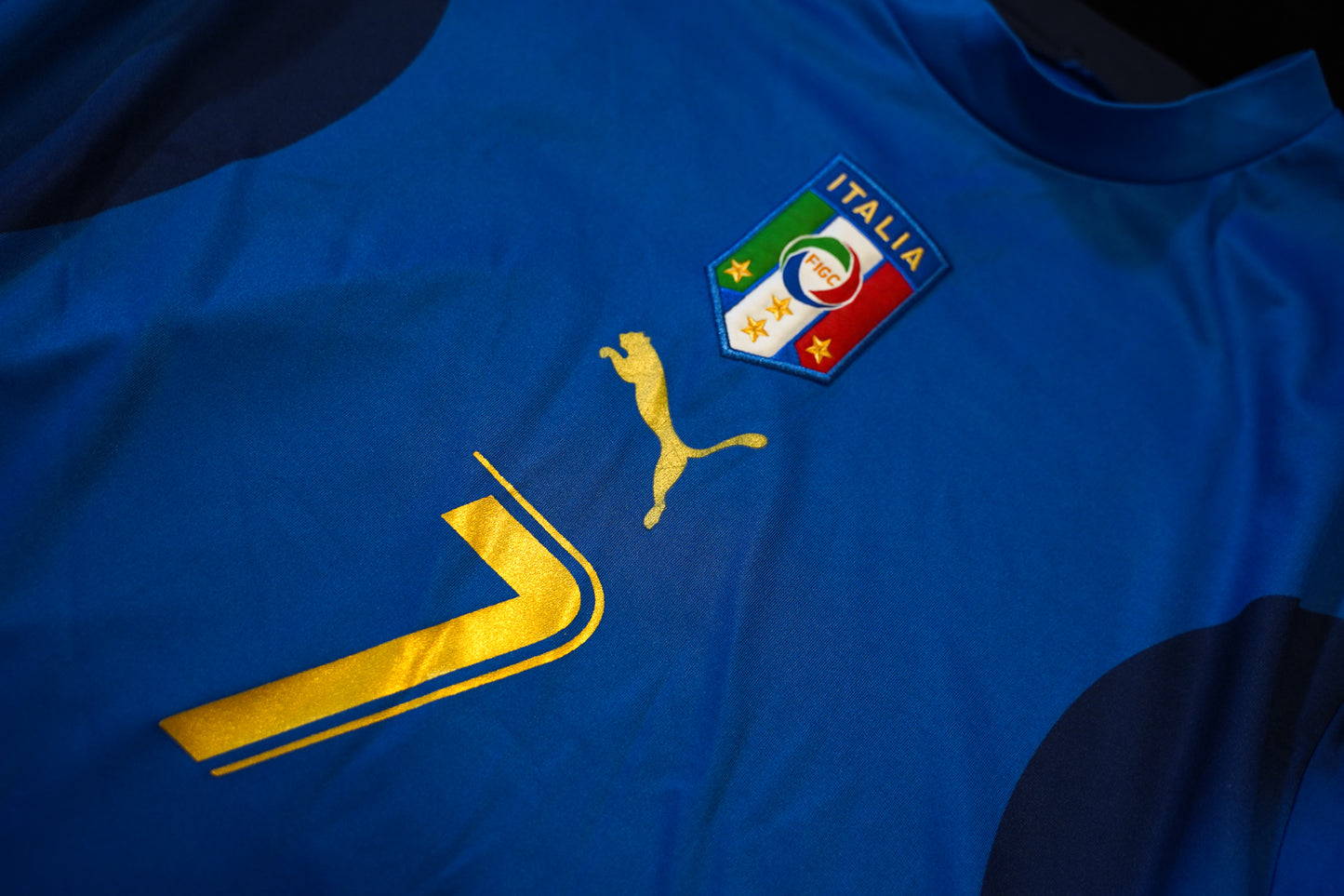 2006 - 2007 Italy #7 Del Piero Long Sleeve Football Shirt puma XL men