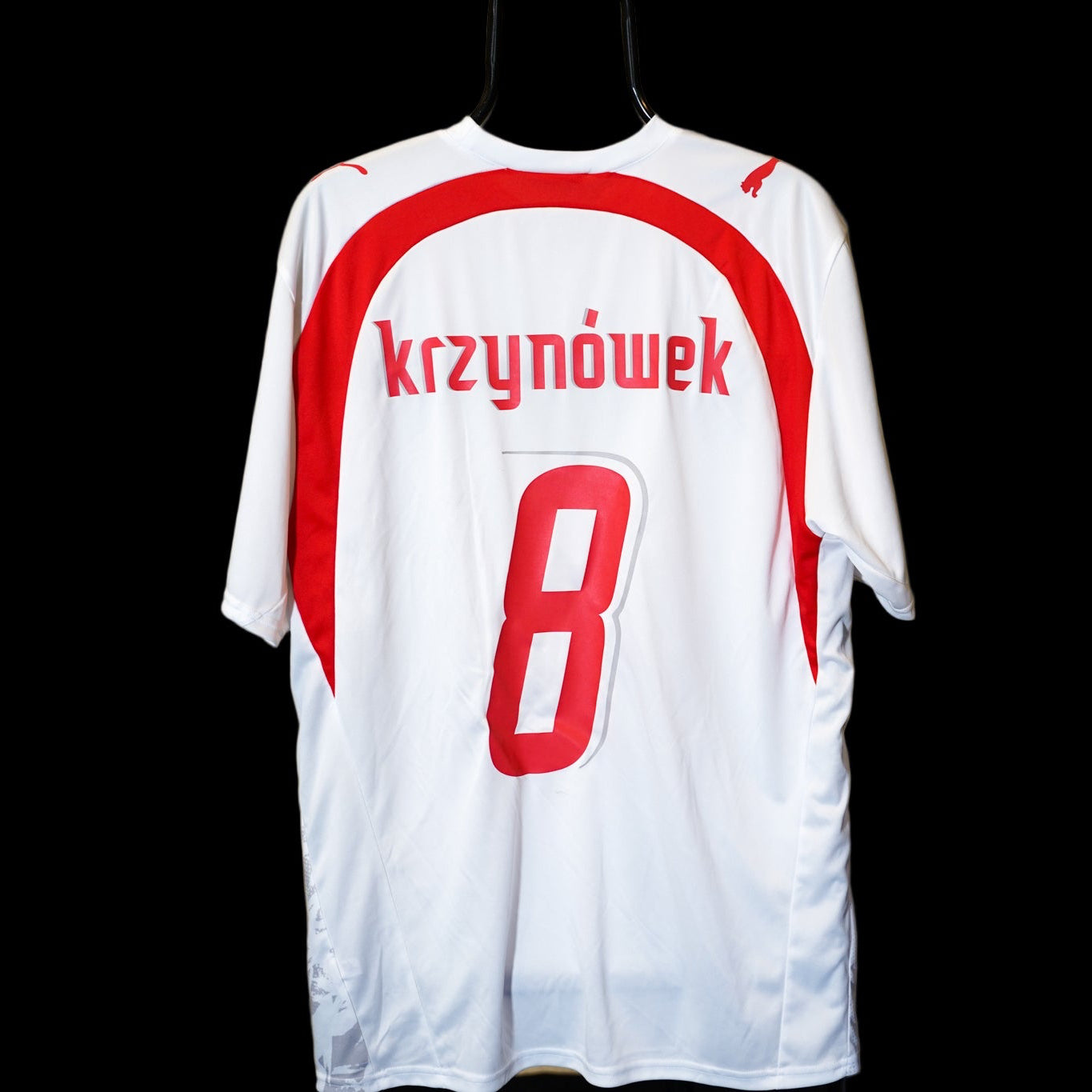 2006 2007 Poland Home #8 Krzynówek Football Shirt Puma XL men