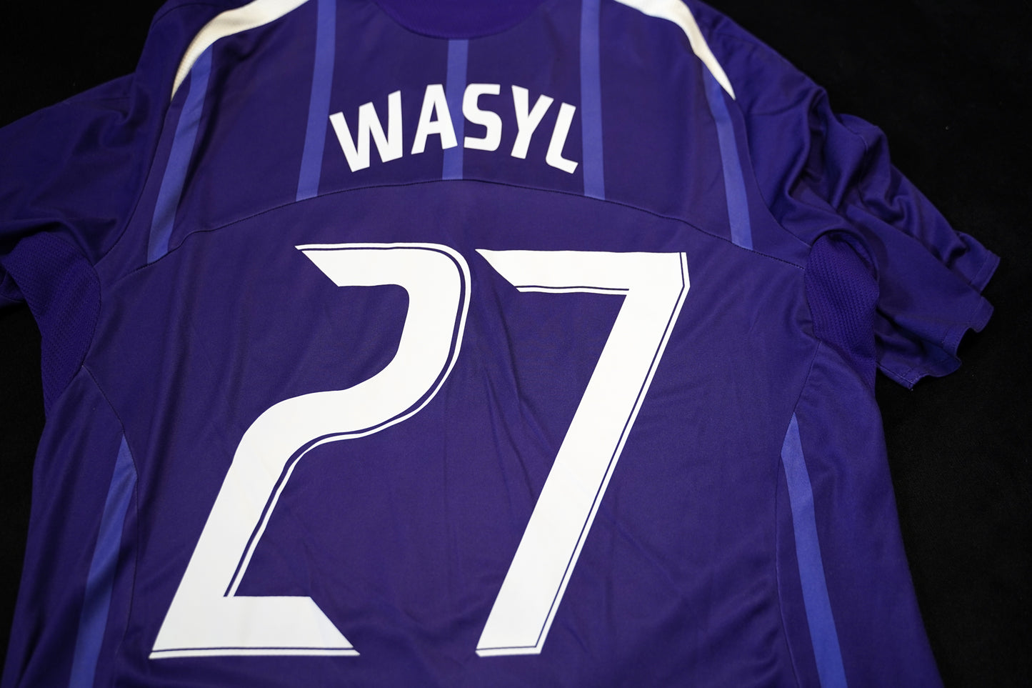 2008 - 2009 Anderlecht home #27 Wasyl Wasilewski football shirt soccer jersey L 693779