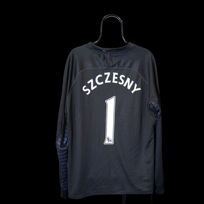 2014–2015 Arsenal Goalkeeper Jersey – #1 Szczesny Puma Long Sleeve Football Shirt 2XL