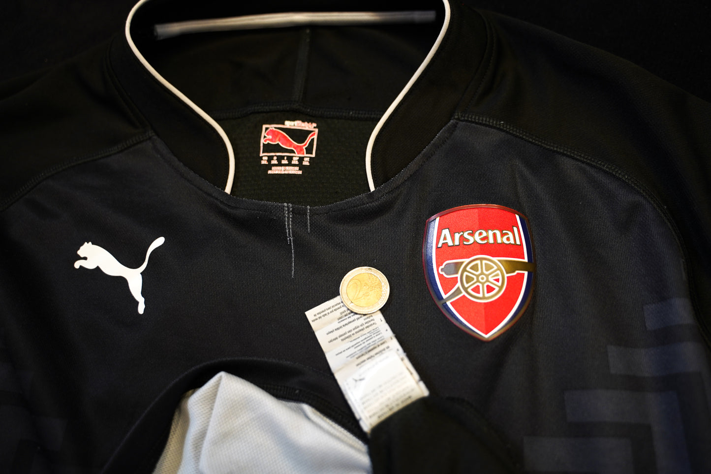 2014–2015 Arsenal Goalkeeper Jersey – #1 Szczesny Puma Long Sleeve Football Shirt 2XL