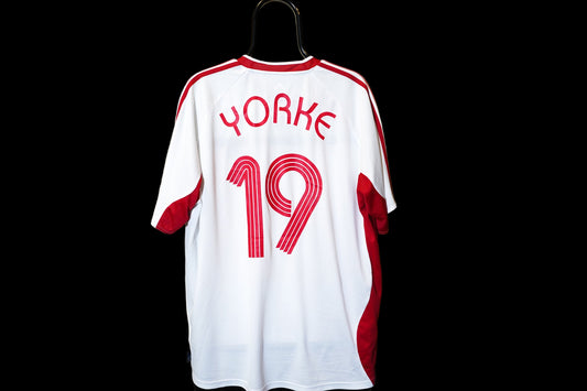 2006 2007 Trinidad & Tobago #19 Yorke Away Football Shirt Adidas XL 072538