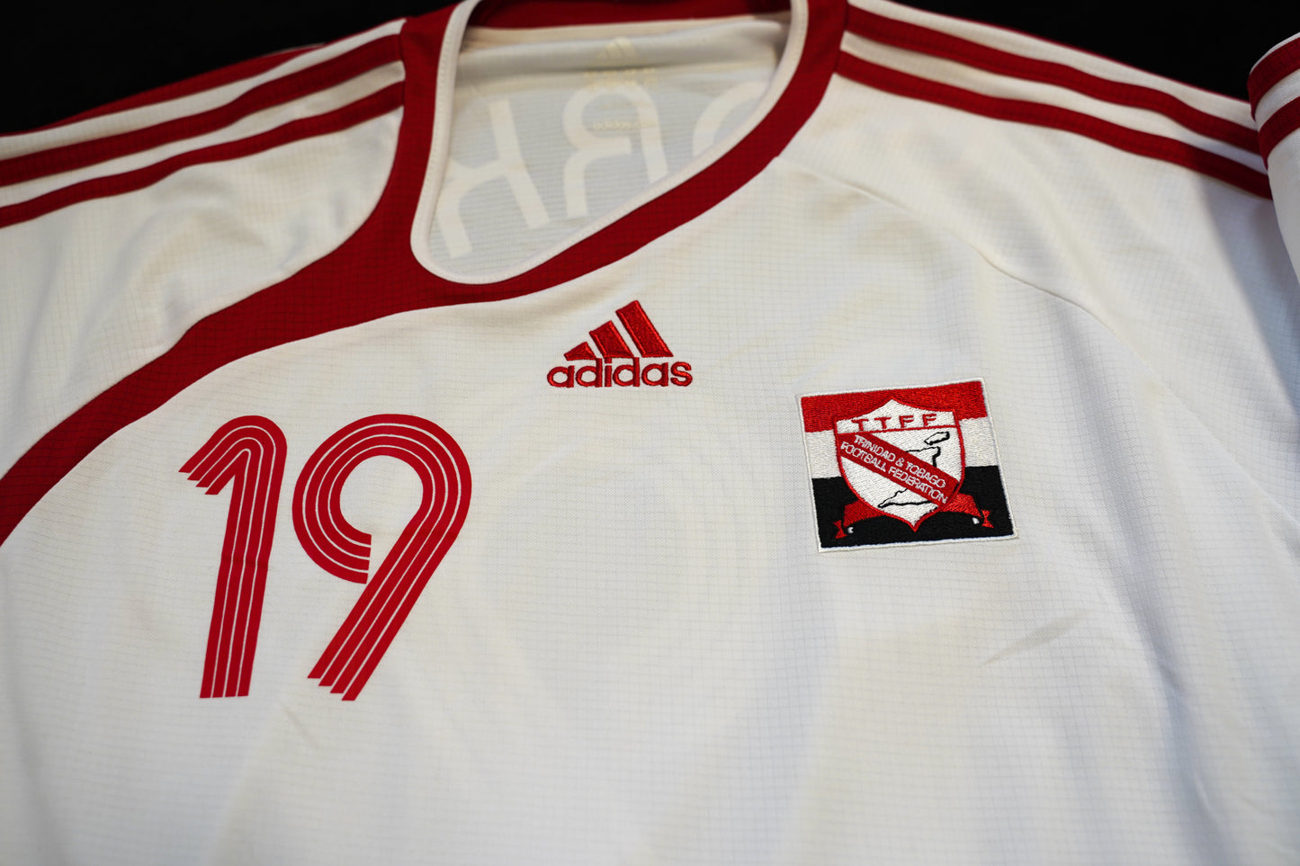2006 2007 Trinidad & Tobago #19 Yorke Away Football Shirt Adidas XL 072538