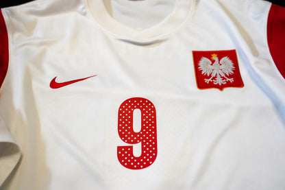 2010 2011 Poland #9 Lewandowski Home Nike 2XL Football Shirt 377474-105