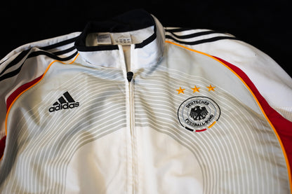 2006 2007 Training Jacket – White Zip-Up Sweatshirt Adidas Long Sleeve – 069373