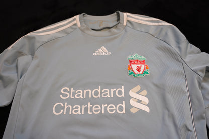2010 2011 Liverpool #25 Reina Goalkeeper Long Sleeve adidas L P96663
