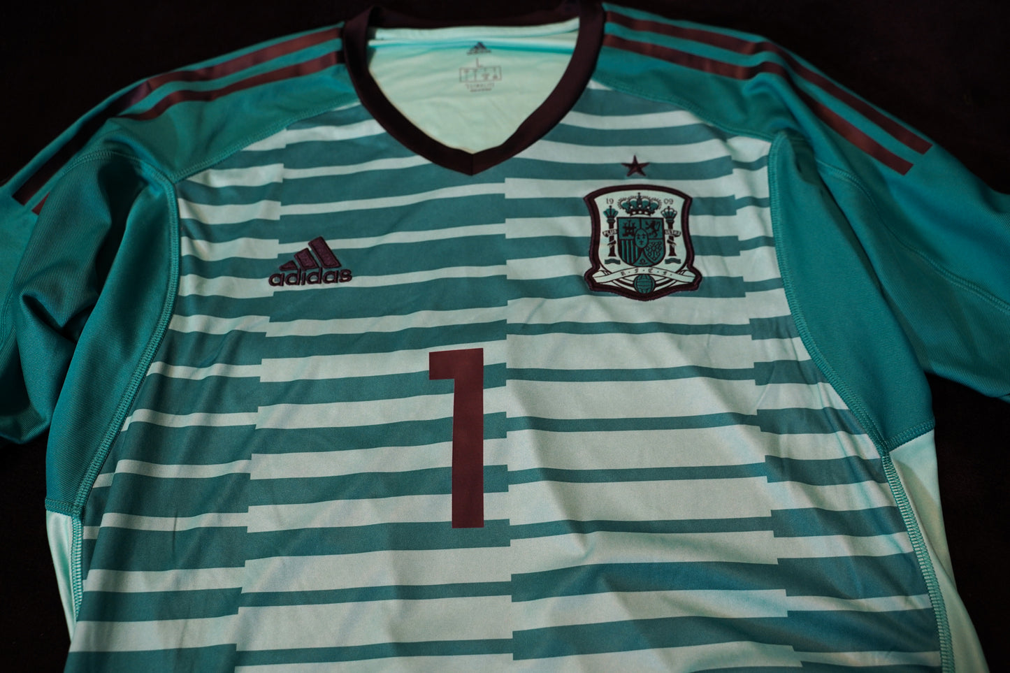 2018 2020 Spanien #1 De Gea Målmandstrøje L BR2703