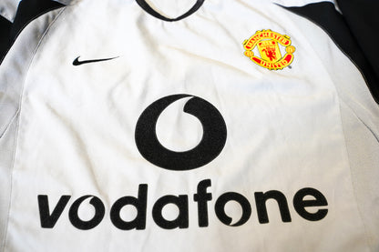2002 2004 Manchester United Goalkeeper #1 Barthez Football Shirt Vodafone