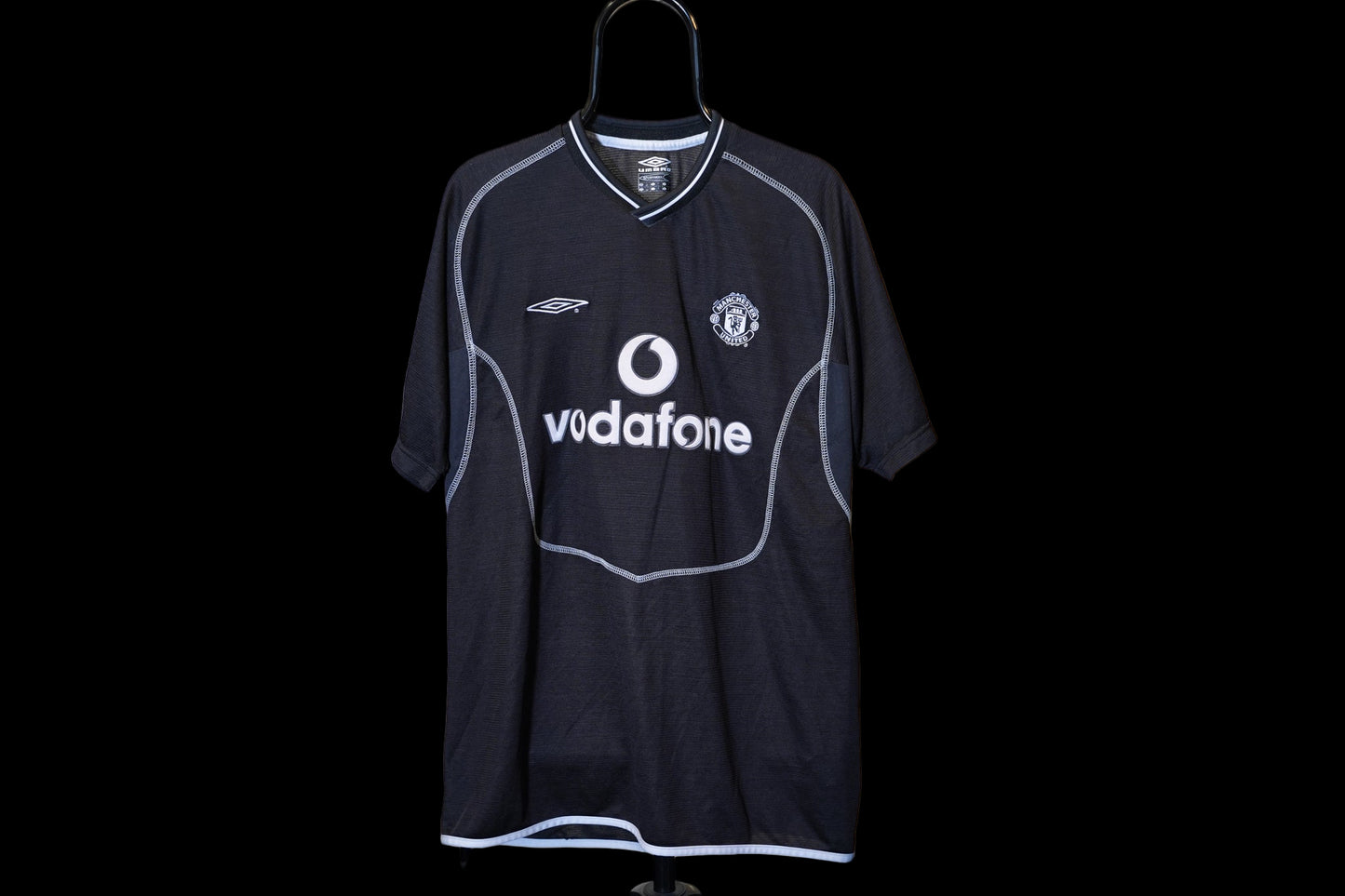 Manchester United 2000 2002 Målmand #1 Barthez Umbro Fodboldtrøje L