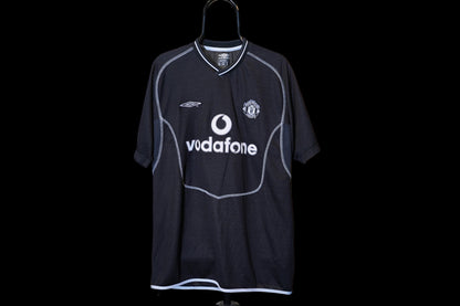 Manchester United 2000 2002 Målmand #1 Barthez Umbro Fodboldtrøje L
