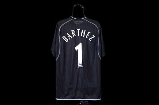 Manchester United 2000 2002 Goalkeeper #1 Barthez Umbro Football Shirt L