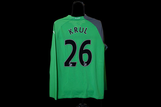 2010 2011 Newcastle United #26 Krul Goalkeeper Green M men